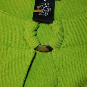 Rafaella Green Knit Top